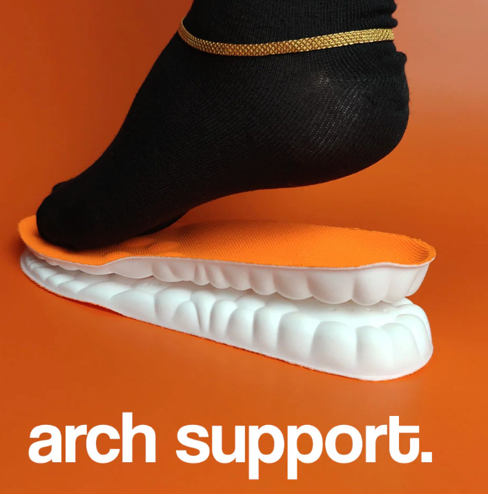 4D Cushioning Insoles – Ultra Soft, Anti-Fatigue, Thick Comfort Shoe Pads