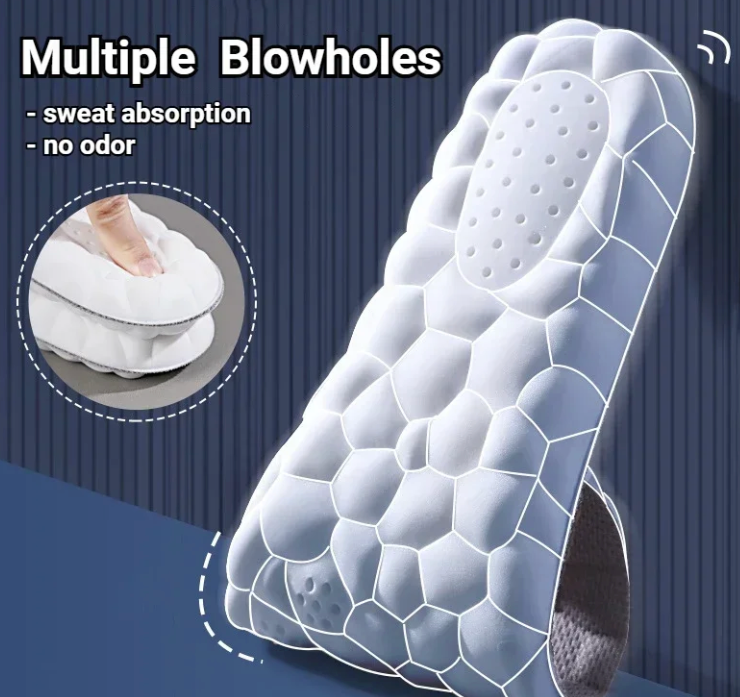 4D Cushioning Insoles – Ultra Soft, Anti-Fatigue, Thick Comfort Shoe Pads